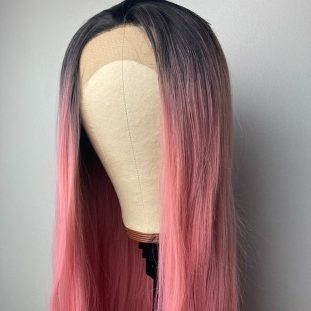 Ombre Pink Lace Wig